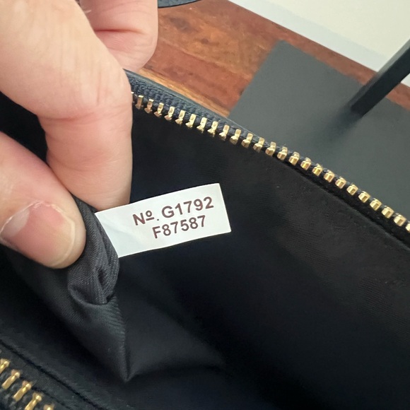 NWOT Coach Grayish Blue Double Zip Wristlet with Hantag - Picture 2 of 7